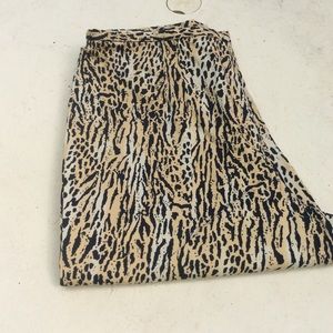 Animal print slacks
